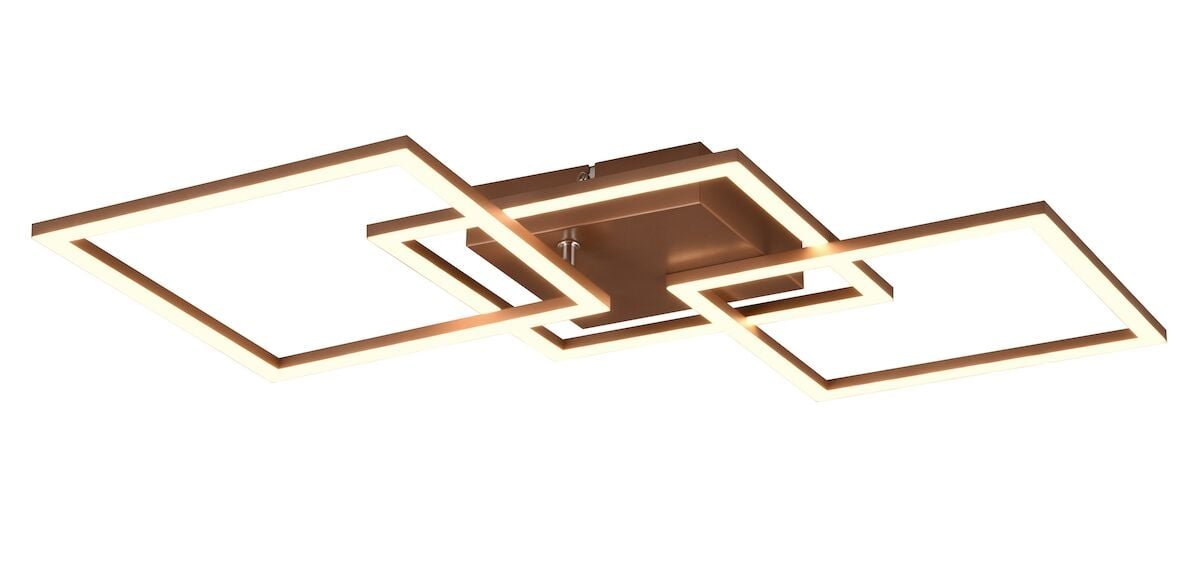 Trio Trail LED katto-/seinävalaisin 3-osainen kahvi