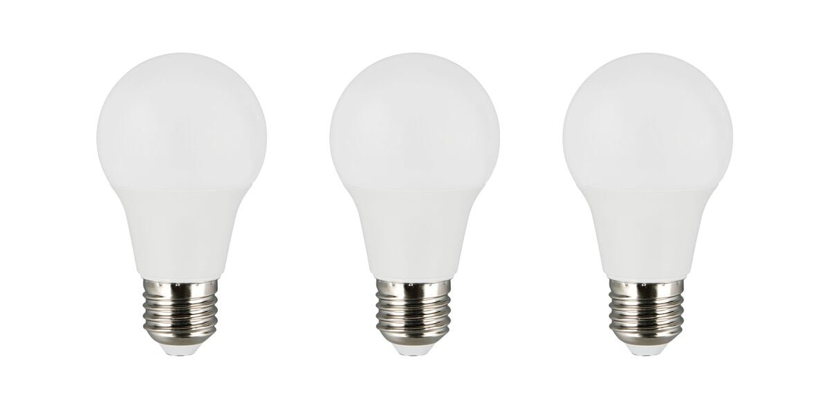 Trio RL LED-lamppu E27 8,5W 806lm 4000K 3-pack