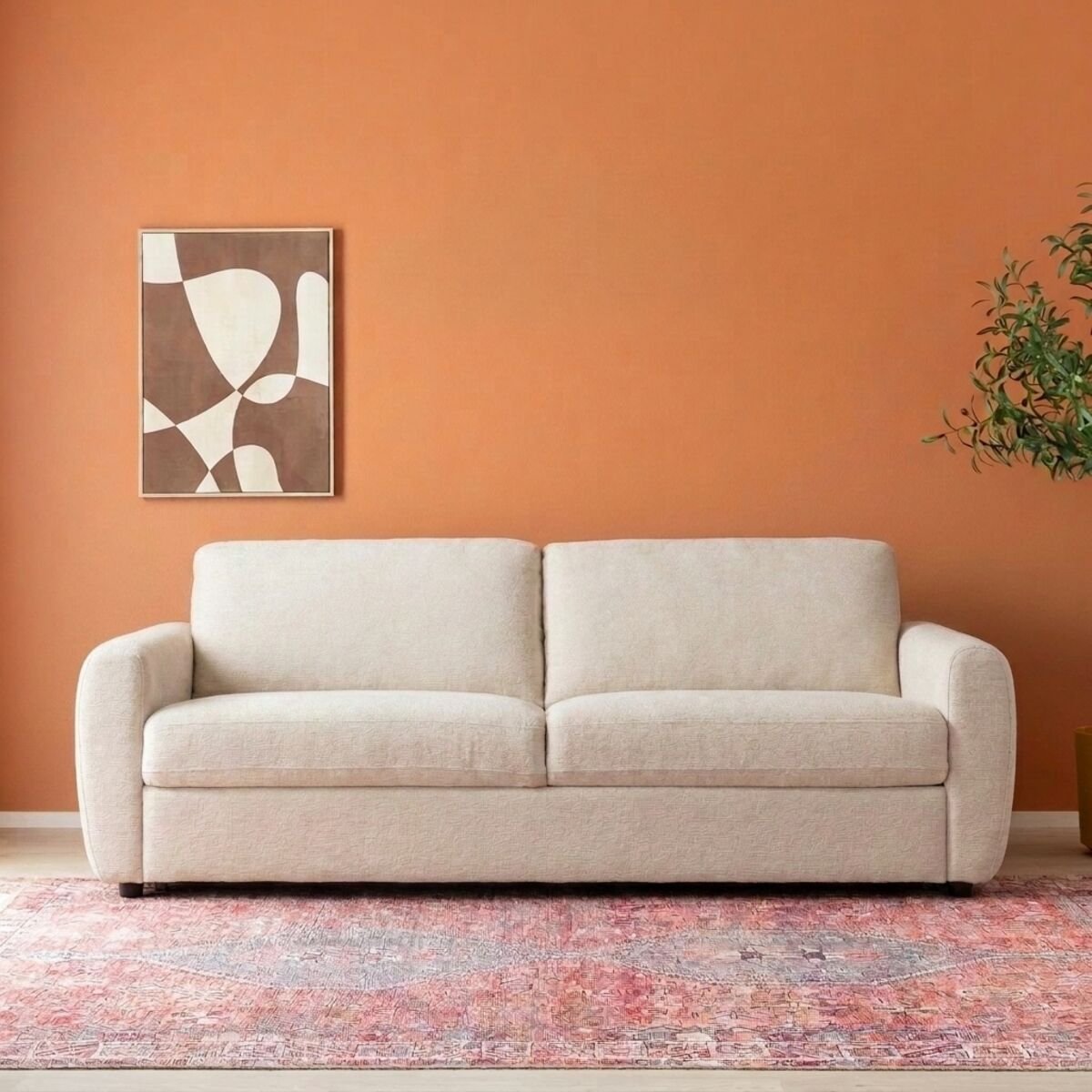 Skandi 3-istuttava vuodesohva beige City G0402911
