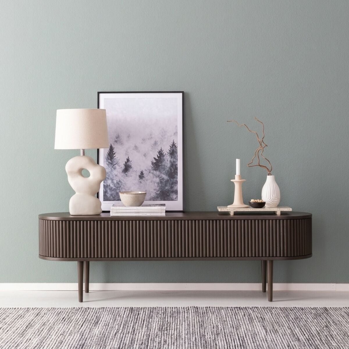 Taimi tv-taso 153x41x47 cm tummanruskea