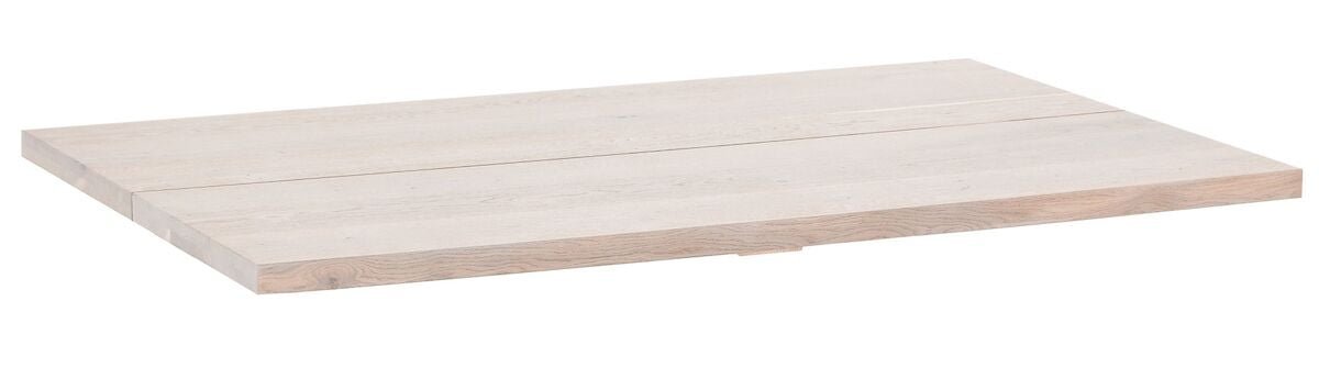 Tammi lankkupöydän kansi 160x90x3,6 cm valkolakattu tammi