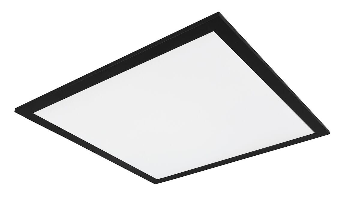 Trio Alpha LED katto-/seinävalaisin 45x45 cm mattamusta
