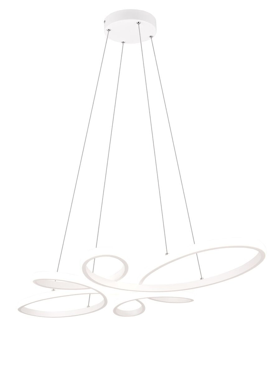 Trio Fly LED riippuvalaisin 83 cm 4000K mattavalkoinen