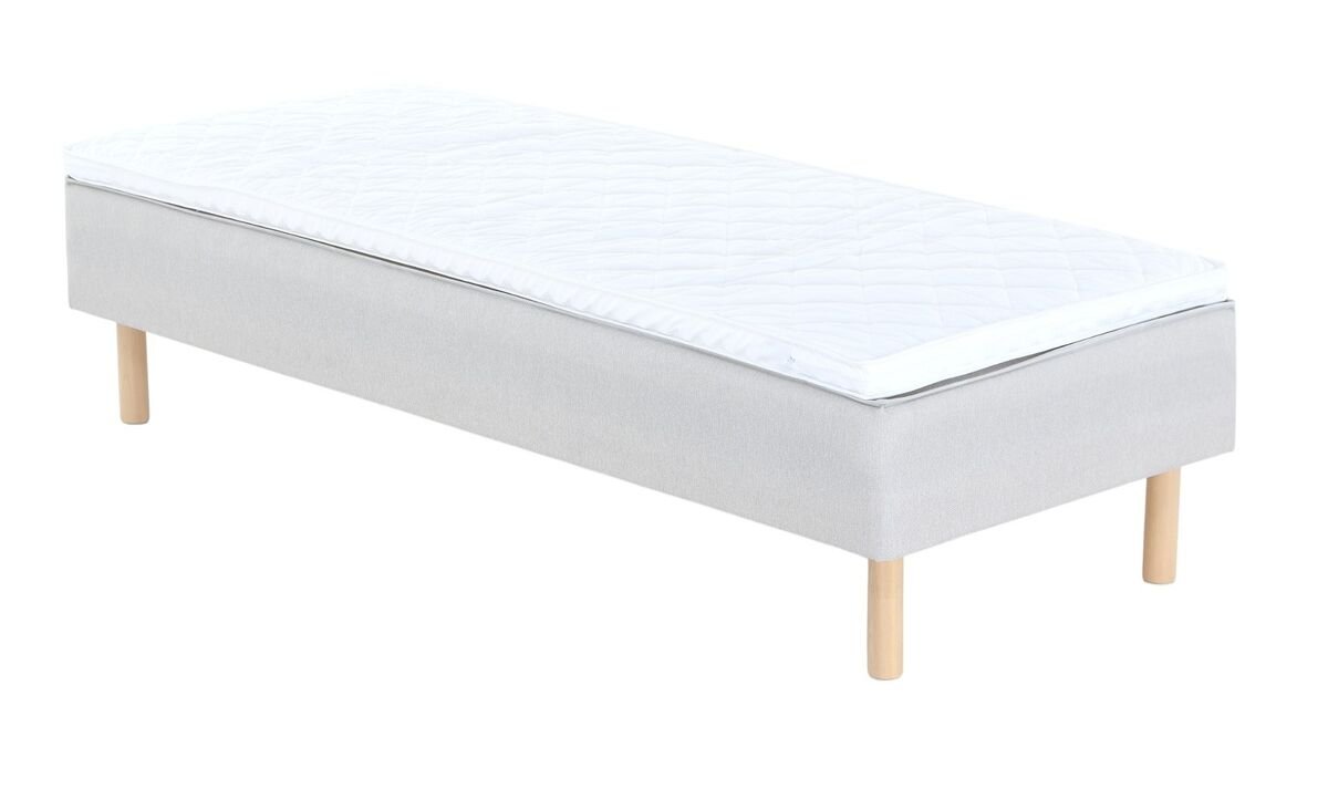 Unia Arki runkopatjasänky 80x200 cm basic pp, lv koivu jalat, beige Altea