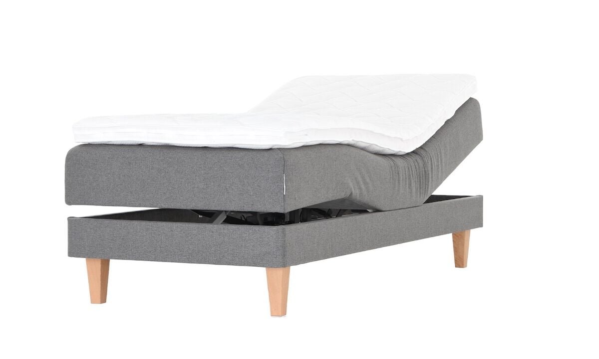 Unia Ergo moottorisänky 80 cm harmaa, Unia Ergo pp, jalat 18 cm