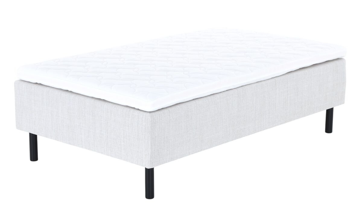 Unia Hopea runkopatjasänky XL 120x200 beige, muoto pp, 23cm musta jalka