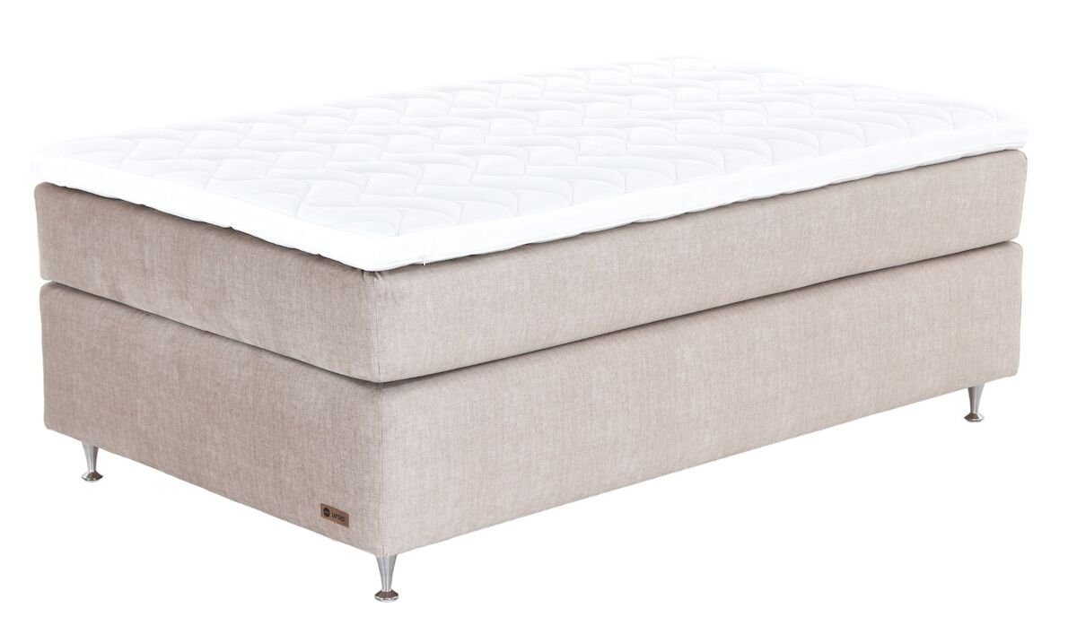 Unia Platina jenkkisänky 120 L luonnonkumi, shampanja jalat, beige Vogue