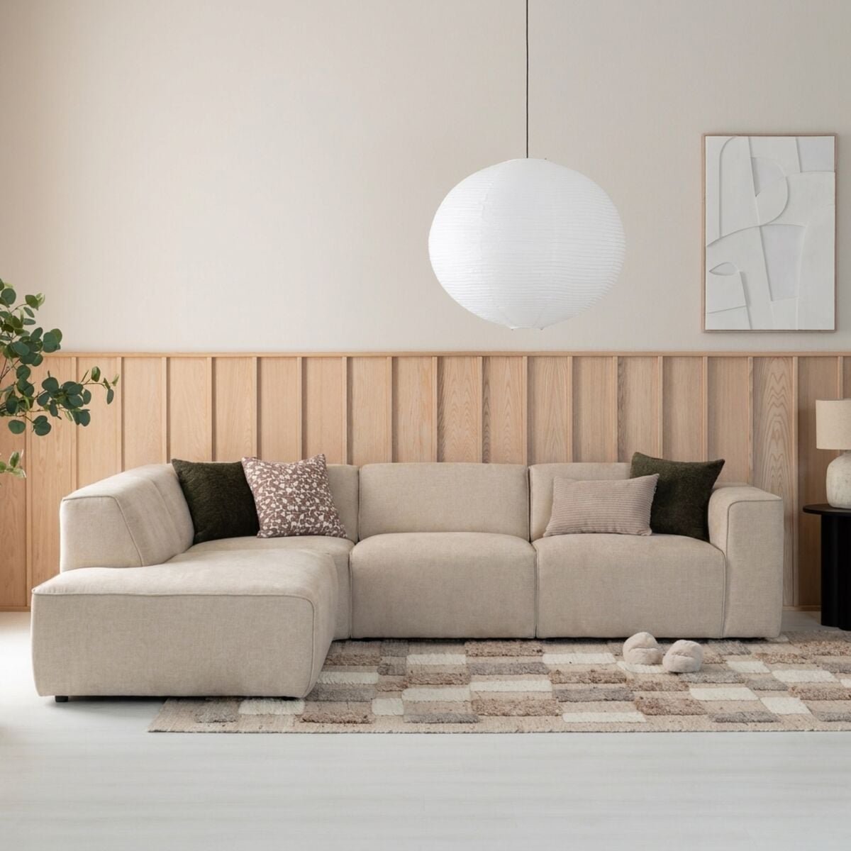 Hali avokulmasohva vasen Home 05 beige