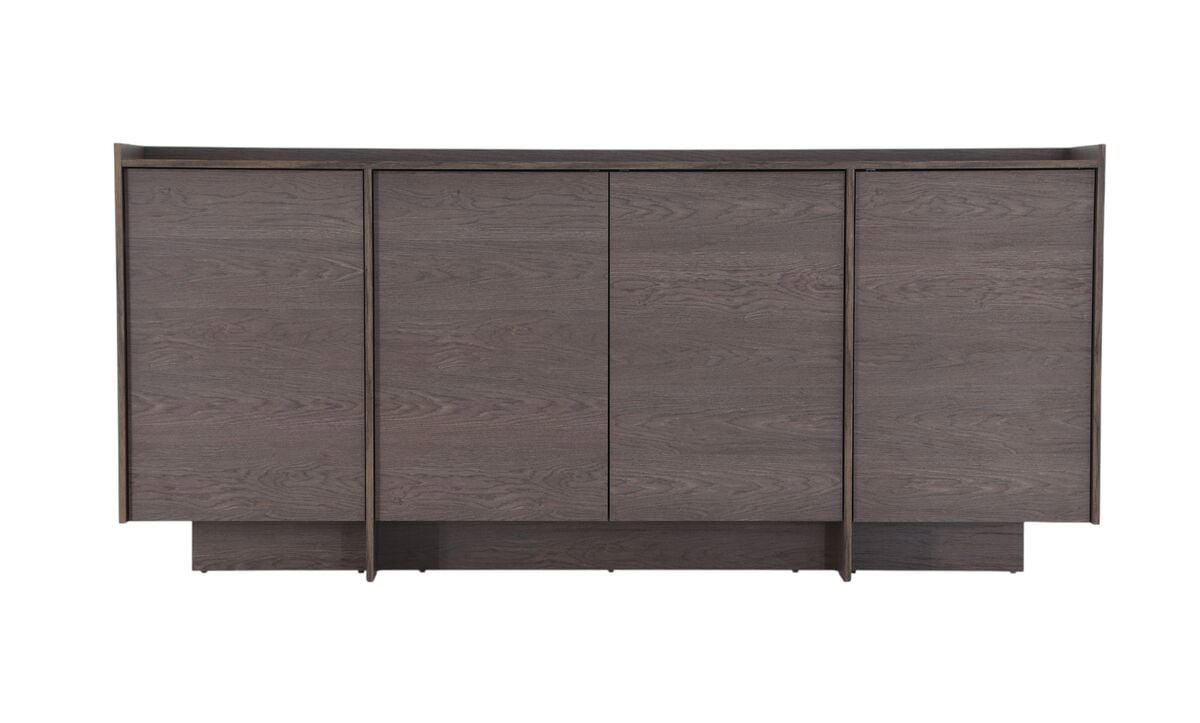Japandi senkki 200x38x90 cm tummanruskea