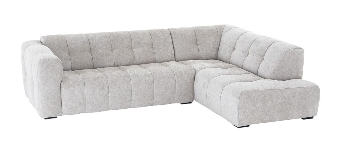 Pilvi avokulmasohva oikea beige Garnet aluminium