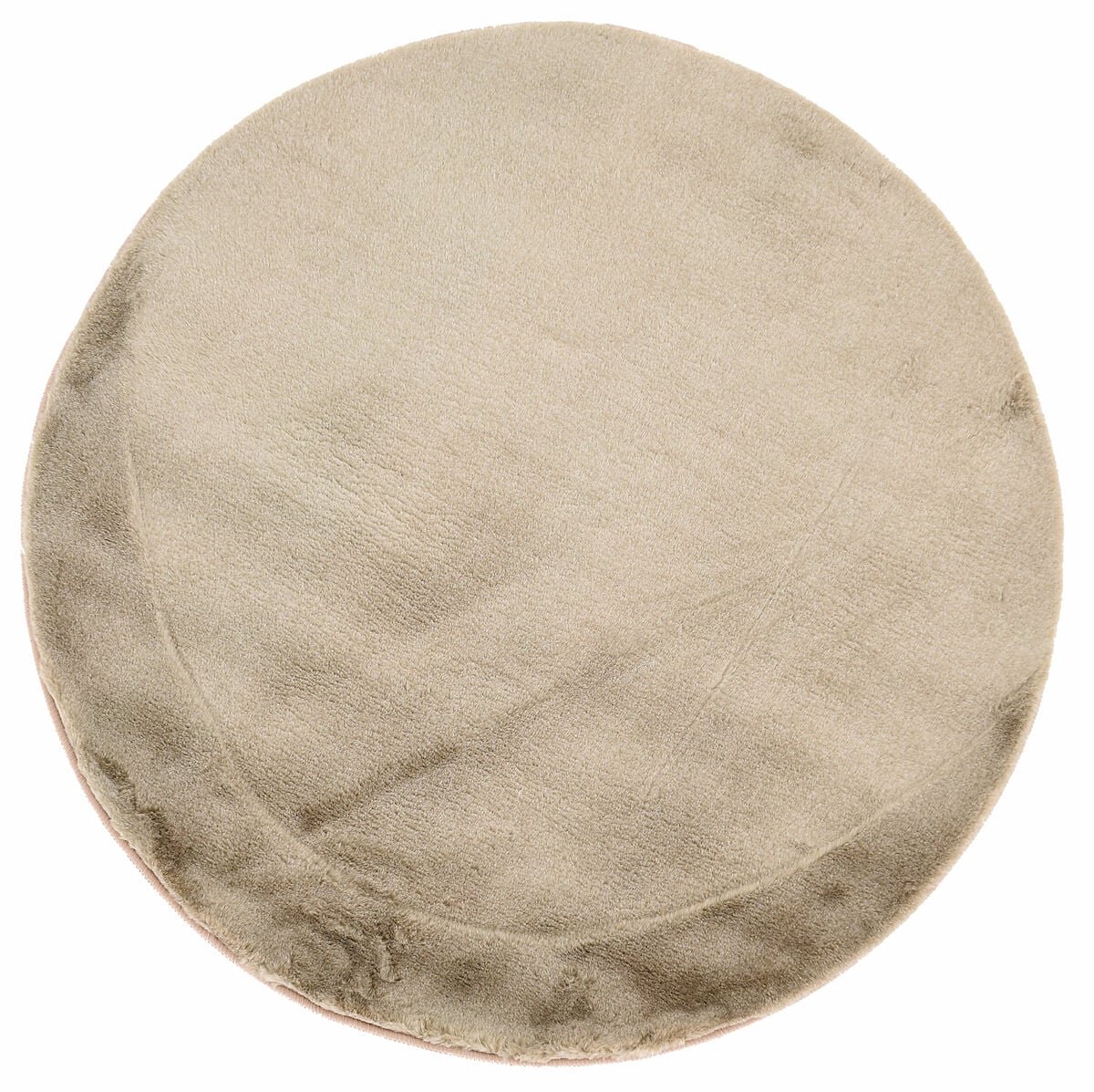Lumihiutale matto pyöreä 120 cm taupe