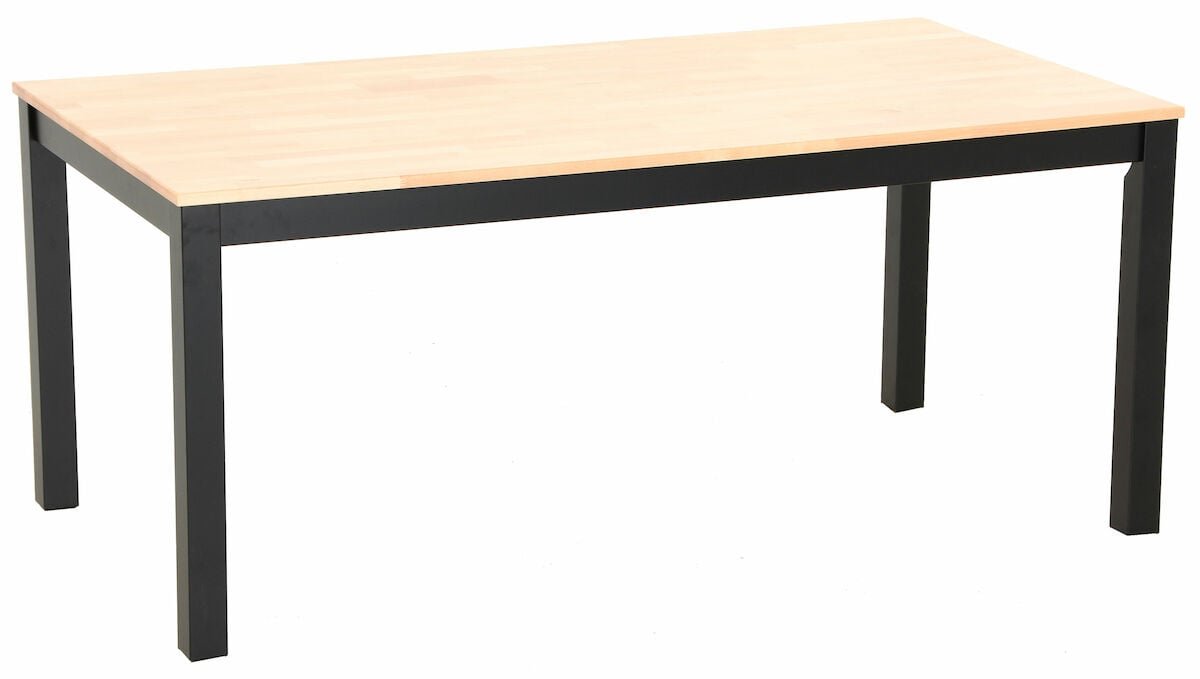 Moona ruokapöytä 90x170 musta/koivu