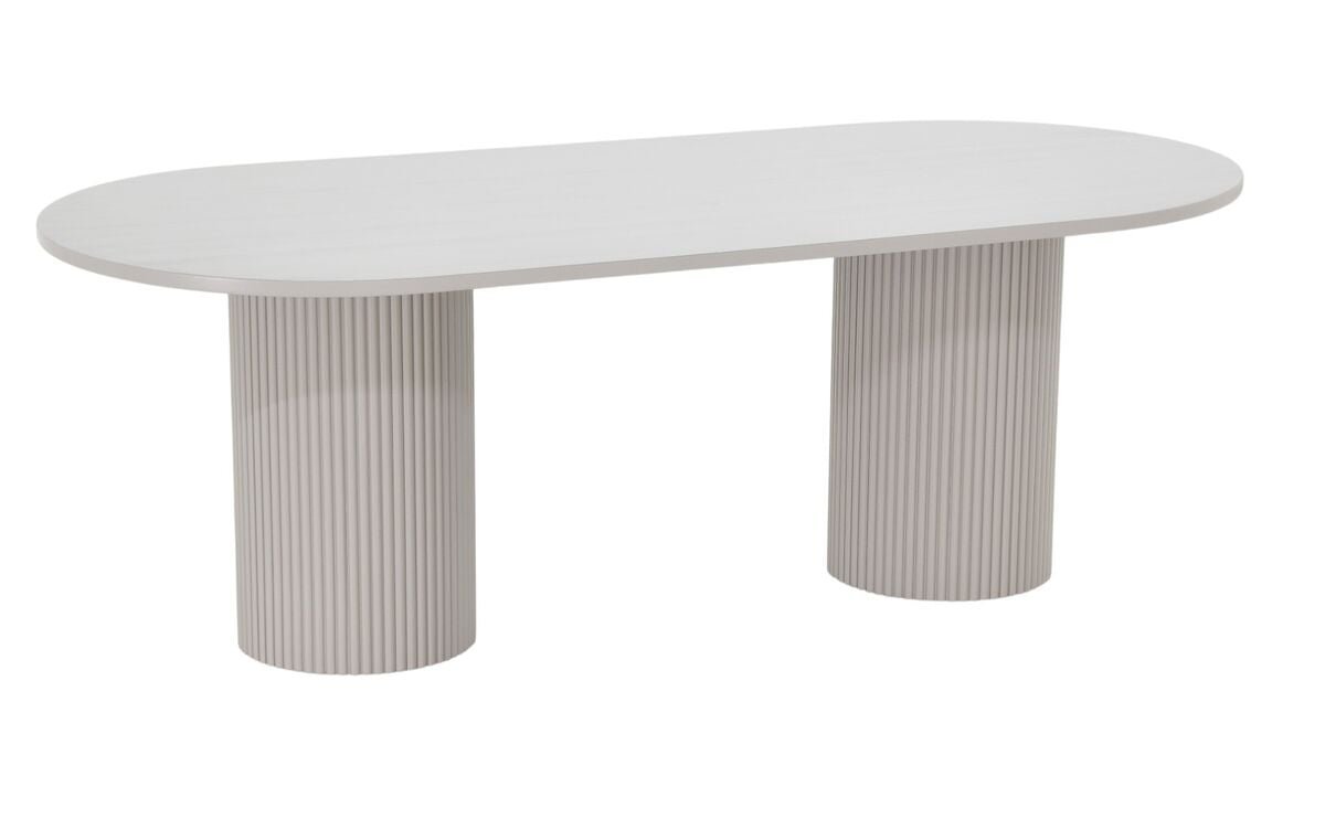 Taimi ovaali ruokapöytä 210x95 cm taupe