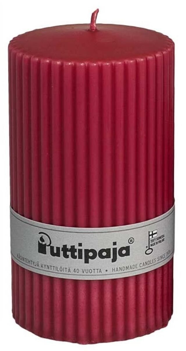 Puttipaja Vekkikynttilä 12 cm viini
