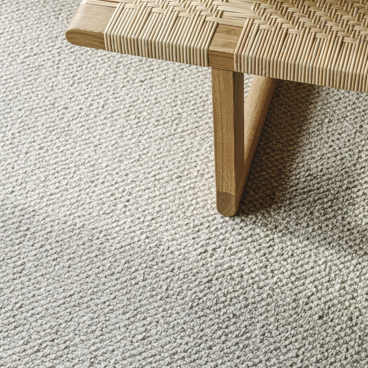 VM Carpet Hehku villamatto Ø240 cm greige 274 kantattu