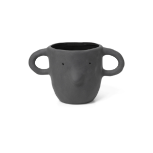 Ferm Living Mus XL ruukku tummanharmaa