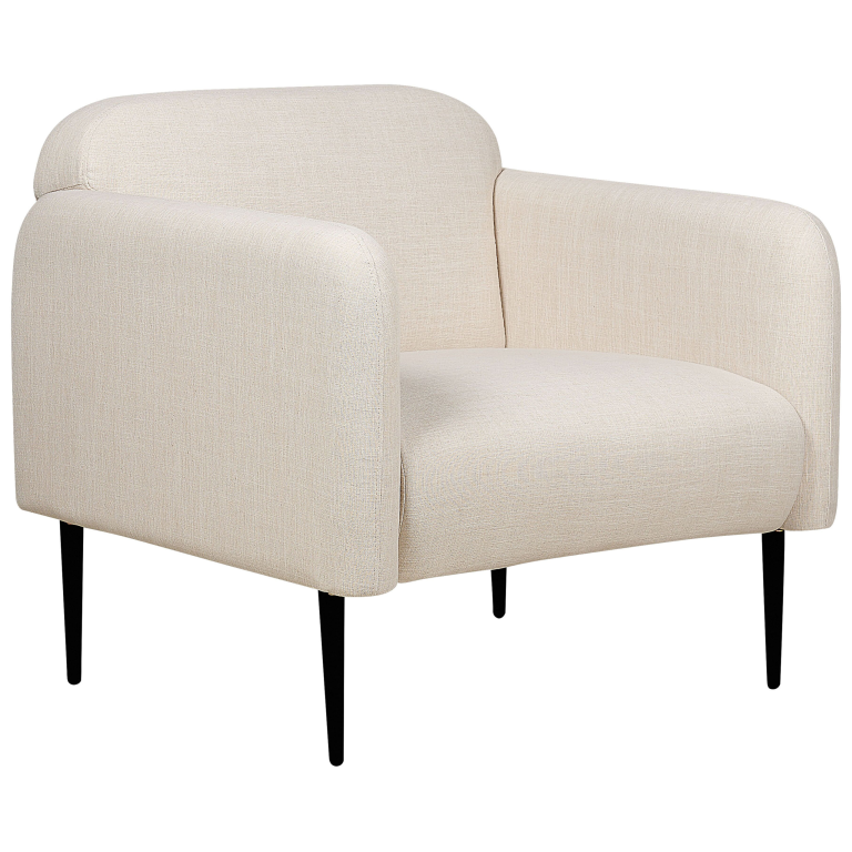 Nojatuoli STOUBY pellava Vaaleanbeige