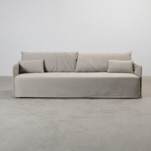 Audo Copenhagen Offset 3-istuttava sohva harmaanbeige