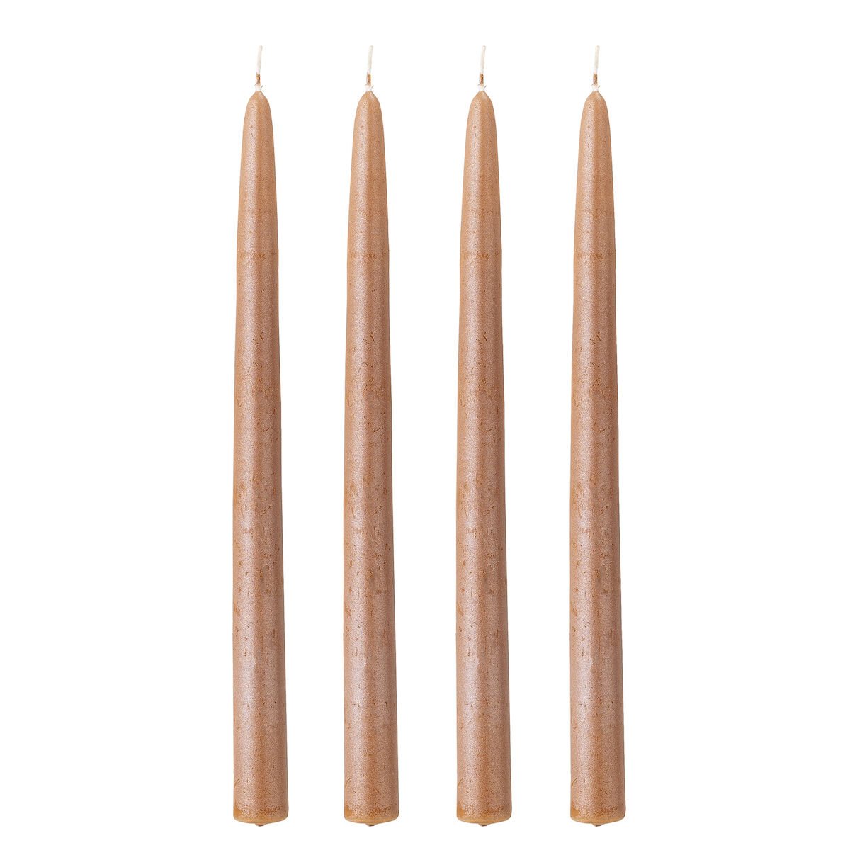 Bloomingville Shimmer kynttilät 4 kpl ruskea