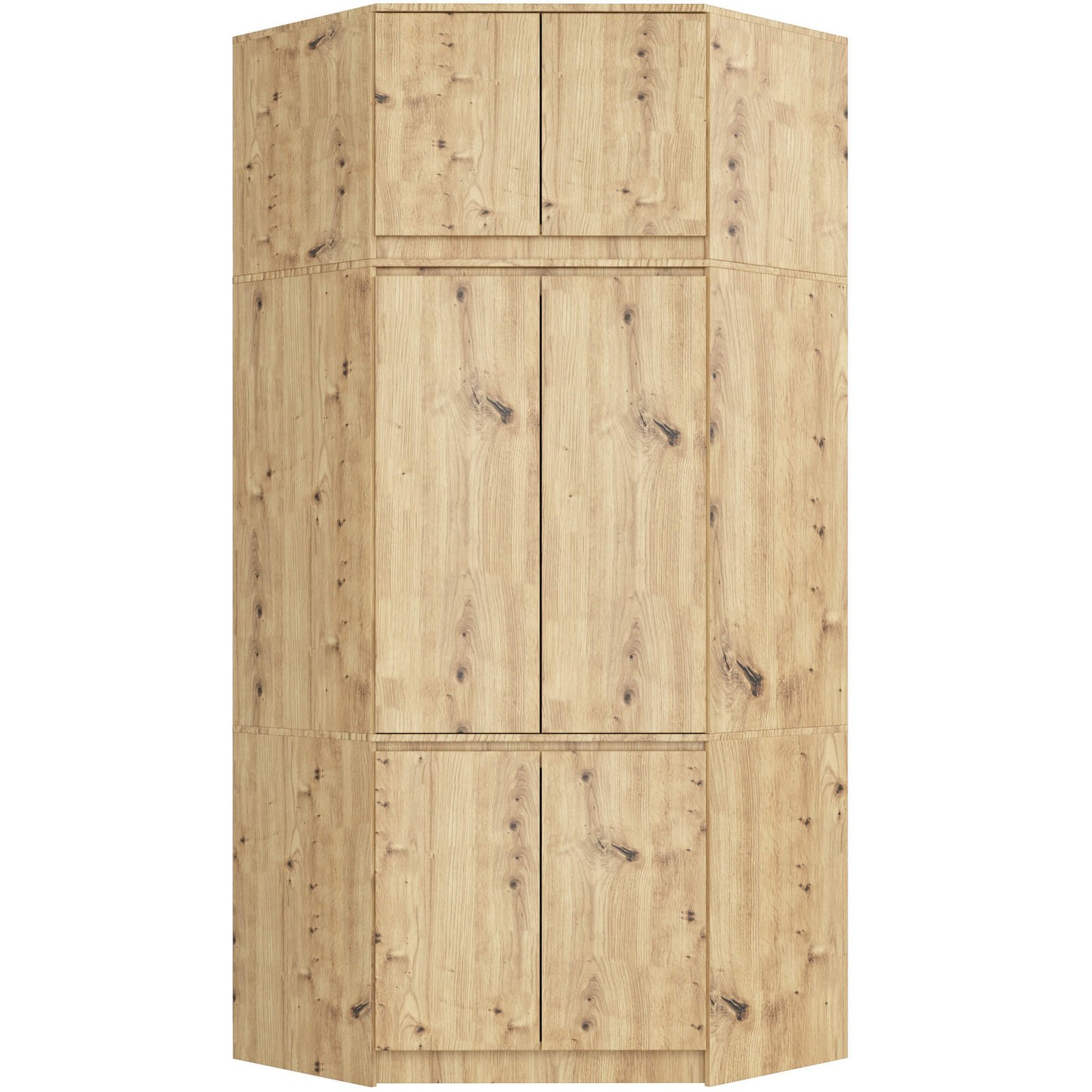 Akord Kulmavaatekaappi yläosalla Tammi Artisan 100x50x235