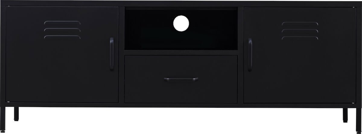 Carbon tv-taso 150x40 cm musta