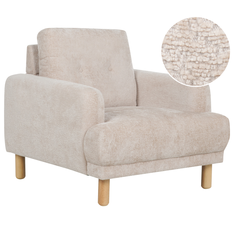 Nojatuoli TUVE buklee Beige
