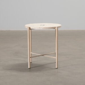 Vind Sandhamn sohvapöytä ø 40 cm beige