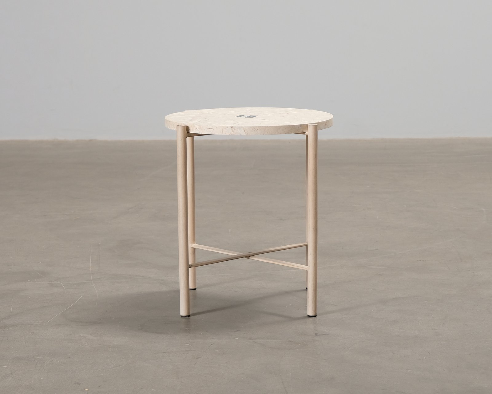 Vind Sandhamn sohvapöytä ø 40 cm beige