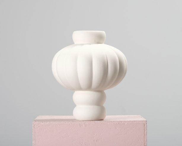 Louise Roe Balloon 03 vaasi Raw White