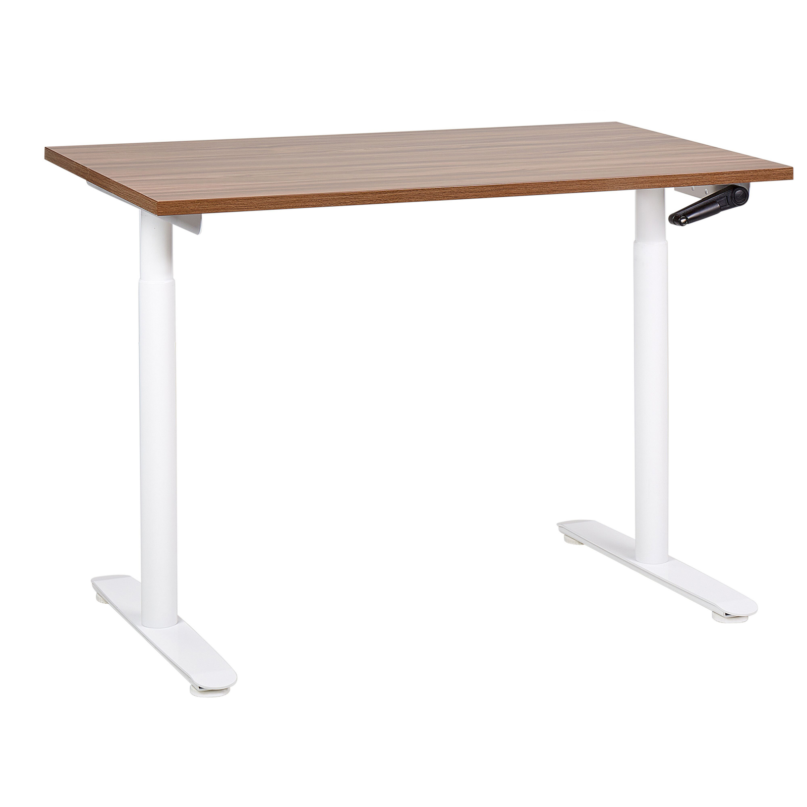 Manuaalisesti säädettävä työpöytä DESTINAS Ruskea/valkoinen 120 cm 72 cm