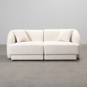 Cosmopolitan Design Tulum 2-istuttava sohva luonnovalkoinen
