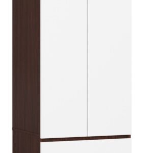Akord Vaatekaappi Star Wenge/Valkoinen 60x51x180