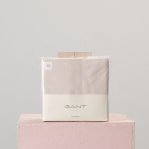 GANT Sateen Stripes pussilakana 220 x 220 cm beige