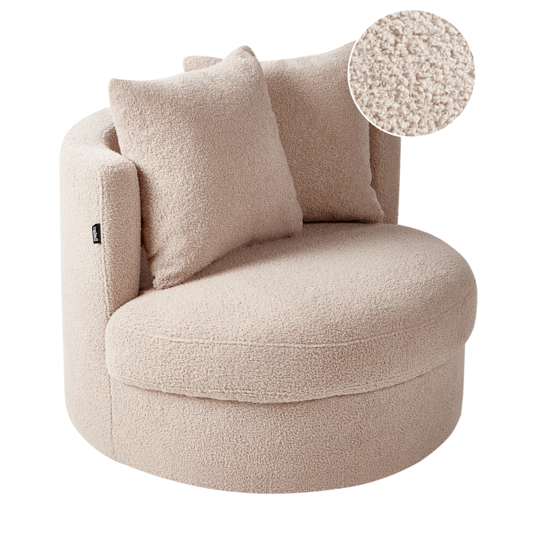Nojatuoli DALBY buklee Beige