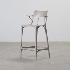 Kartell A.I. Recycled baarituoli harmaa