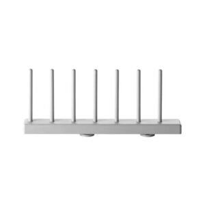 String Furniture lautasteline 20 cm harmaa, 2 kpl setti