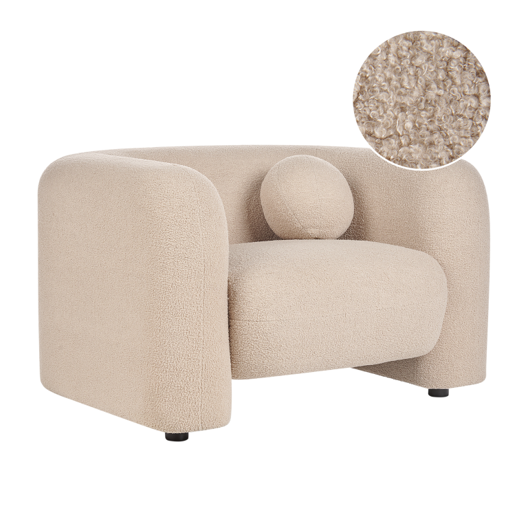 Nojatuoli LEIREN buklee Beige