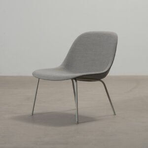 Muuto Fiber loungetuoli harmaa