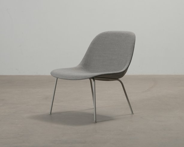 Muuto Fiber loungetuoli harmaa