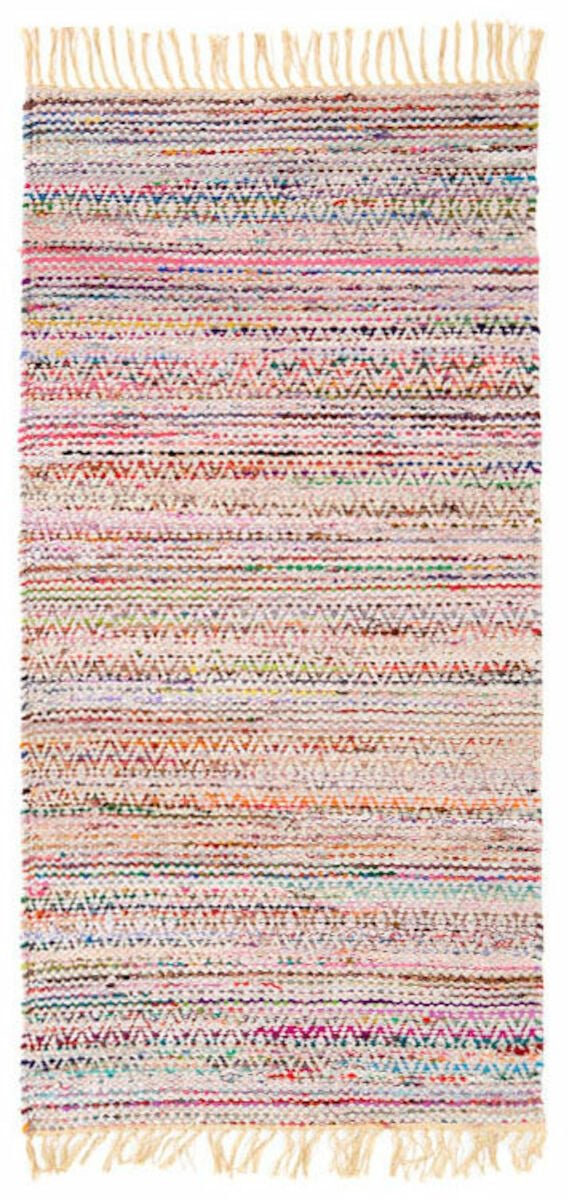 Finarte Kuhmo räsymatto 80x300 cm harmaa multi