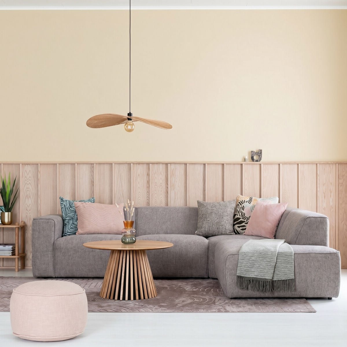 Hali avokulmasohva oikea beige brego 34