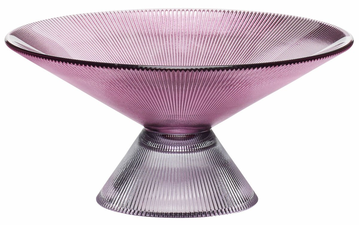 Hübsch Bonbon kulho Ø25 cm harmaa/pinkki