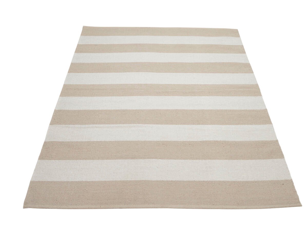 Kallio puuvillamatto 200x290 cm beige/valkoinen