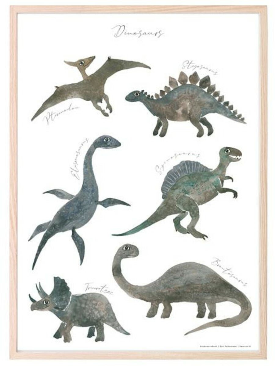 Kaverini Dinosaurukset juliste 30x40 cm