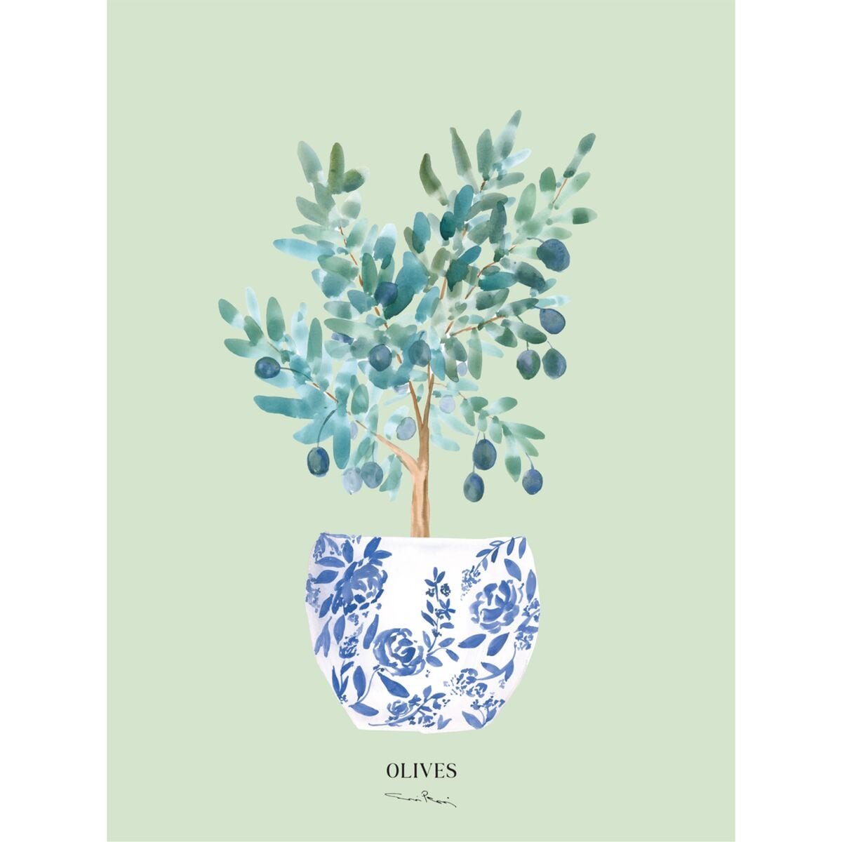 Kaverini Oliivit juliste 30x40 cm