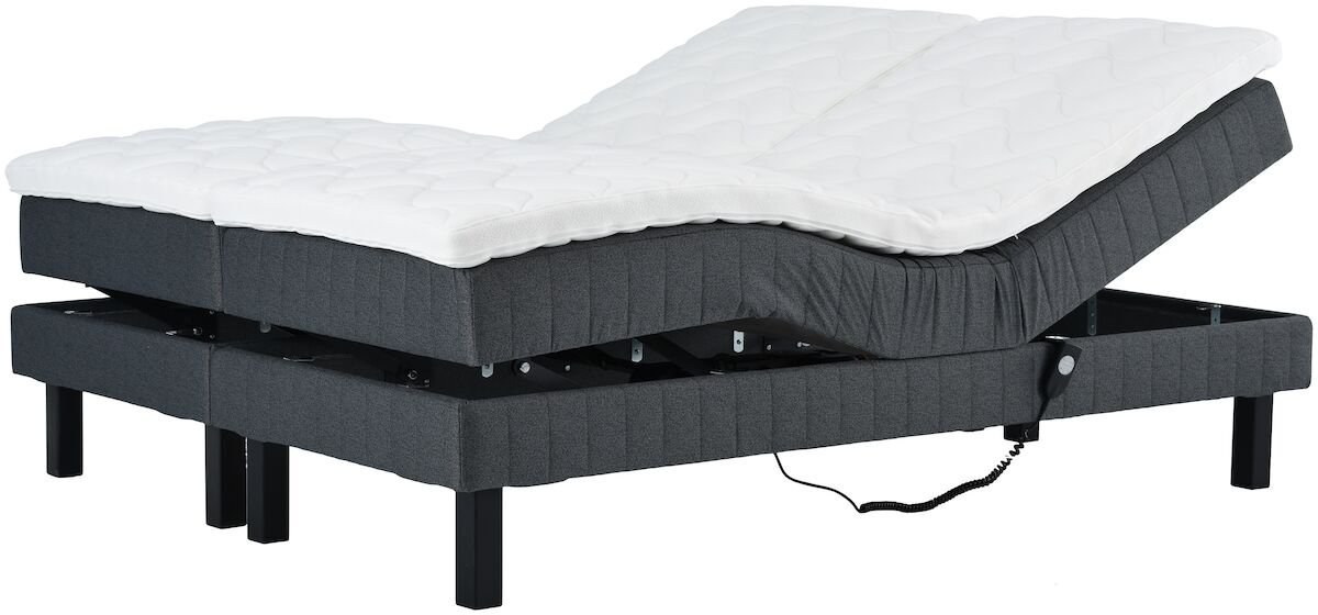 Lumi pocket moottorisänky 160x200 cm L TH Bianca stylex petauspatja, weng