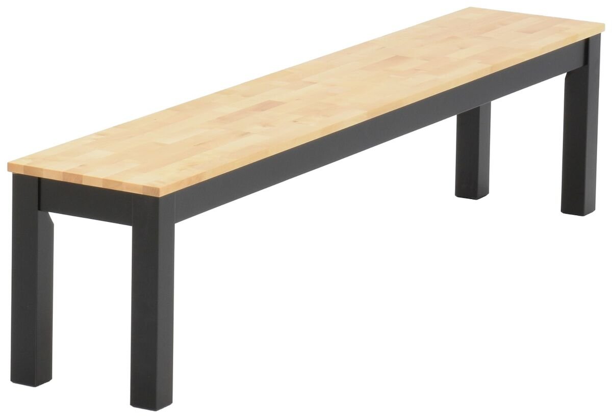 Moona penkki 152x35 musta/koivu