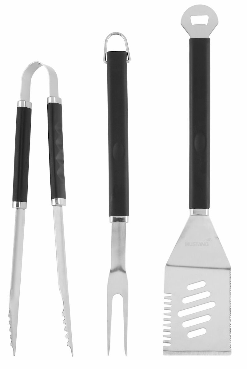 Mustang grillausvälinesetti 3 kpl 47 cm