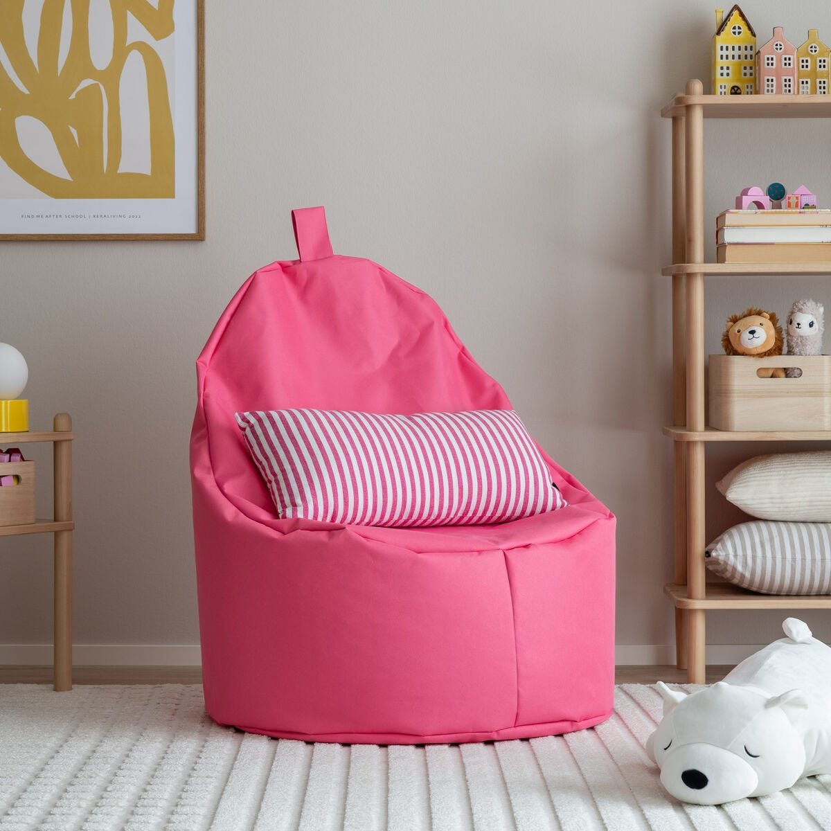 Nuppu säkkituoli pinkki