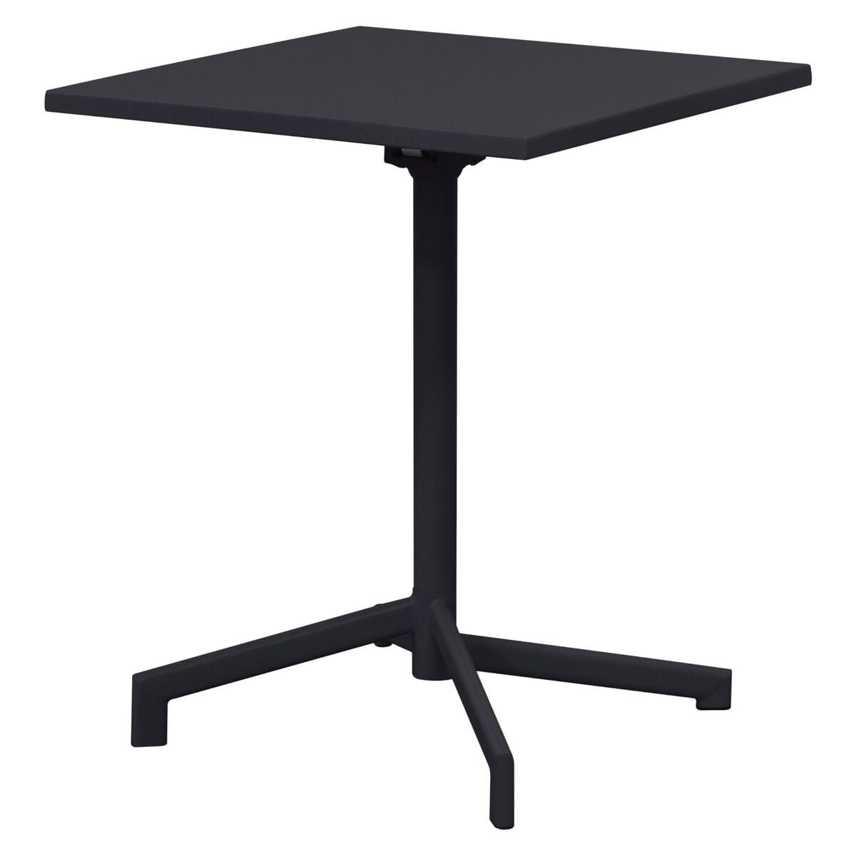 Outfit Bistro taitettava terassipöytä 60x60 cm musta
